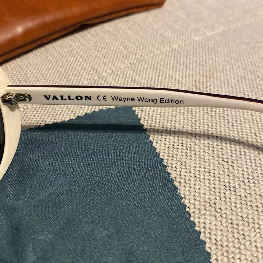 Vallon x Wayne Wong Ski Aviators Sunglasses in White
